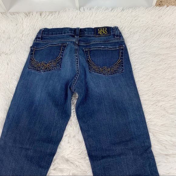 Rock & Republic women's boot cut jeans blue low rise - Picture 6 of 8